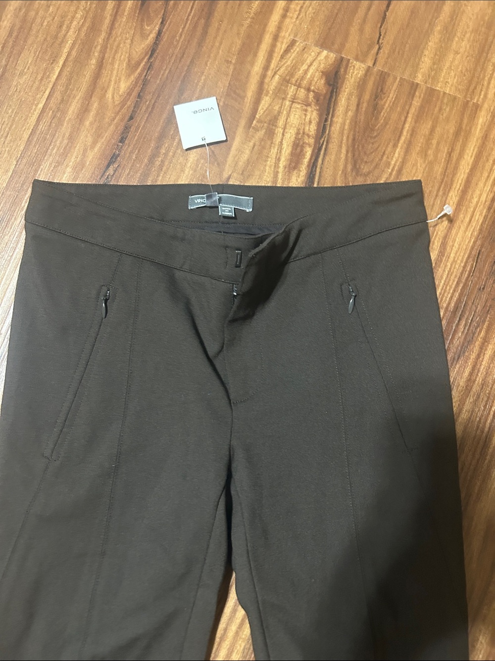 Vince Girls' Brown Pull-On Joggers
